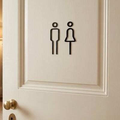 Panneau toilette 