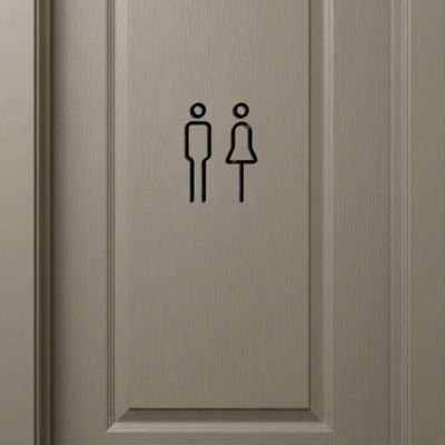 Panneau toilette 